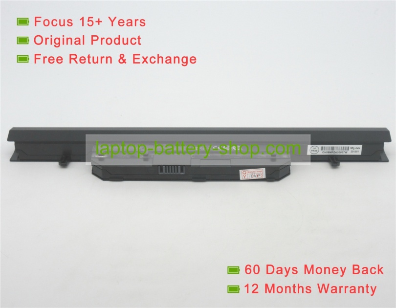 Clevo WA50BAT-4, 6-87-WA50S 15.12V 2800mAh replacement batteries - Click Image to Close