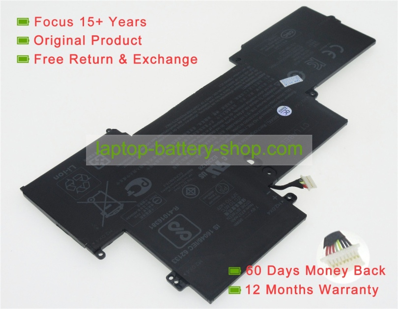 Hp BR04XL, HSTNN-DB6M 7.4V 4710mAh replacement batteries - Click Image to Close