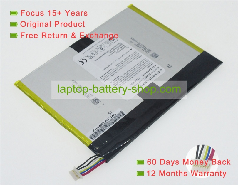 Clevo S210BAT-2, 6-87-S210S-4W6A 3.7V 6400mAh replacement batteries - Click Image to Close