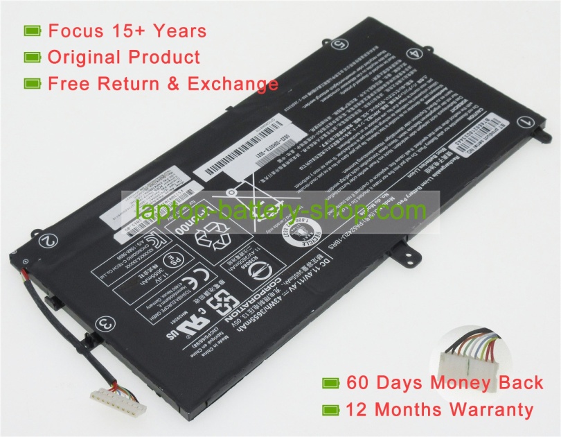 Toshiba PA5242U-1BRS 11.4V 3655mAh replacement batteries - Click Image to Close