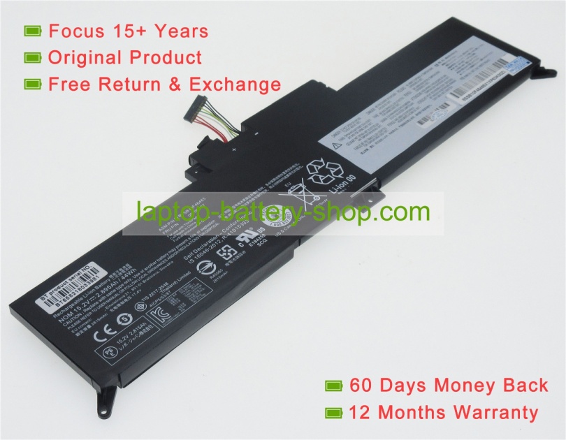 Lenovo 00HW027, SB10F46465 15.2V 2895mAh replacement batteries - Click Image to Close