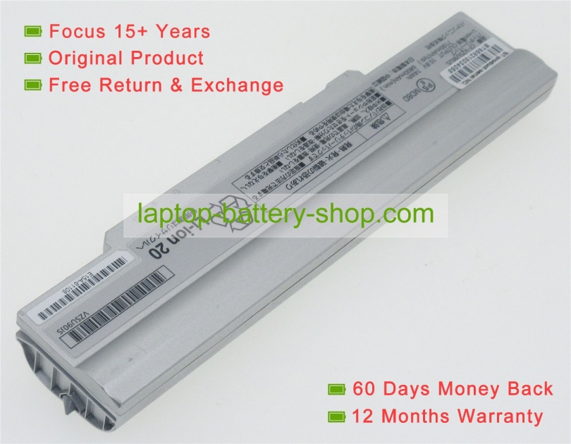 Panasonic CF-VZSU90JS, CF-VZSU90R 10.8V 6800mAh replacement batteries - Click Image to Close