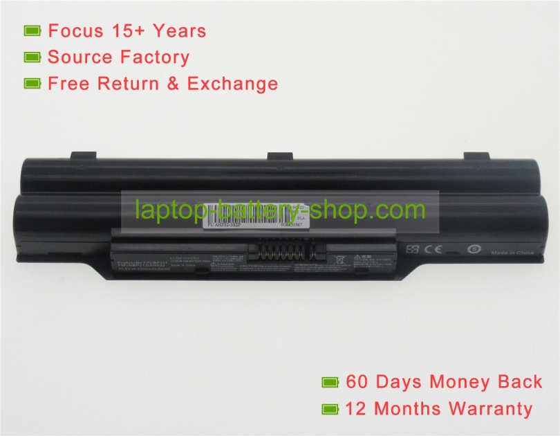 Fujitsu FPCBP331, FMVNBP213 10.8V 4400mAh replacement batteries - Click Image to Close