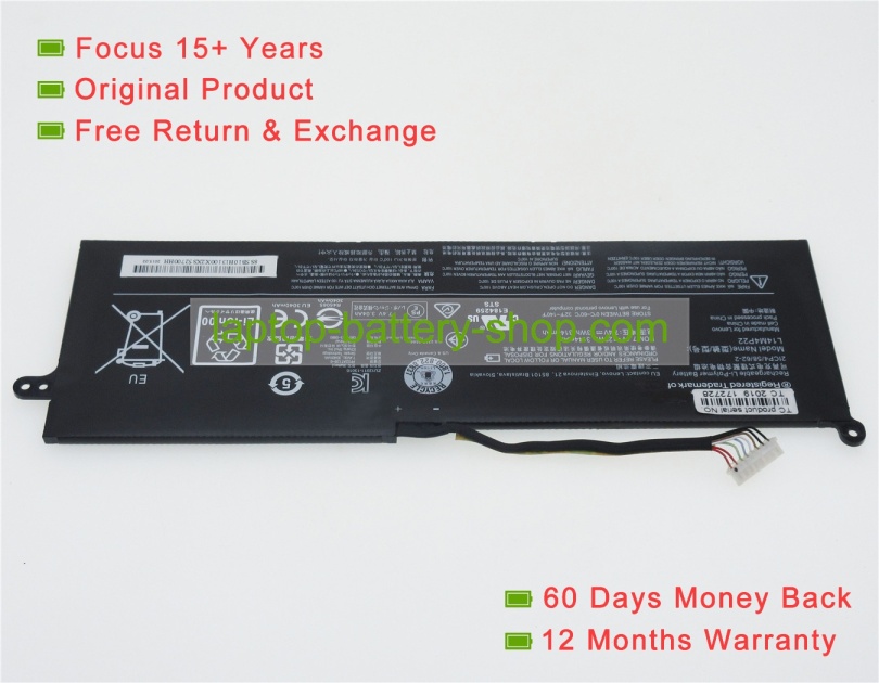 Lenovo L14M4P22, 5B10H13100 7.4V 3144mAh replacement batteries - Click Image to Close