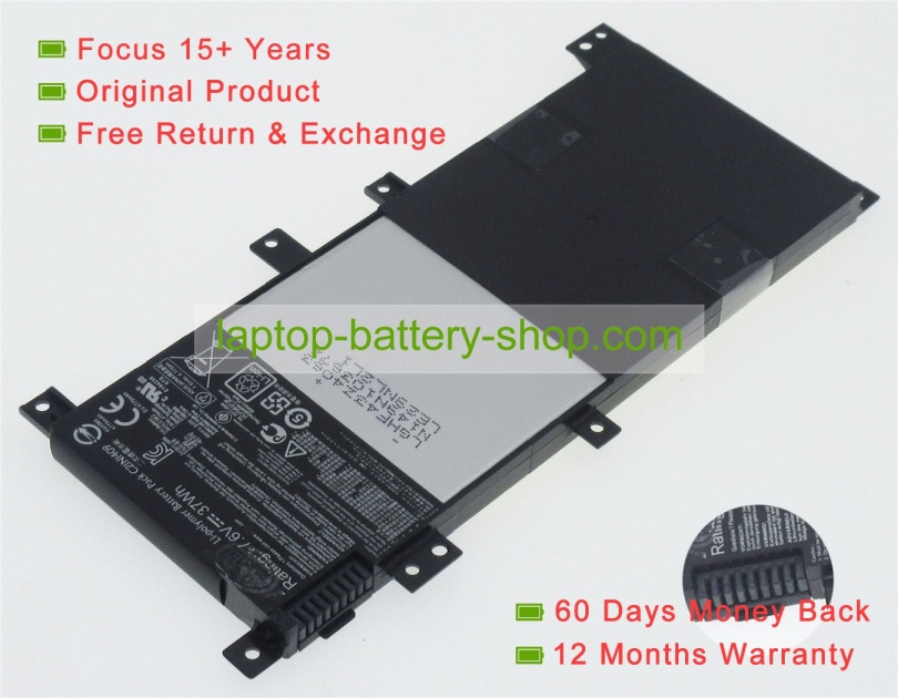 Asus C21N1409, 0B200-01130200 7.6V 4800mAh replacement batteries - Click Image to Close