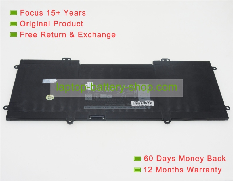 Dell X3PH0, MJFM6 11.4V 5800mAh replacement batteries - Click Image to Close