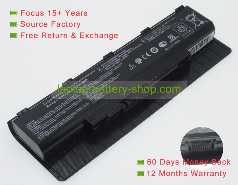 Asus A32-N56, A31-N56 10.8V 4400mAh replacement batteries - Click Image to Close