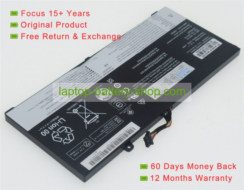 Lenovo 45N1742, 45N1741 11.4V 3900mAh replacement batteries - Click Image to Close