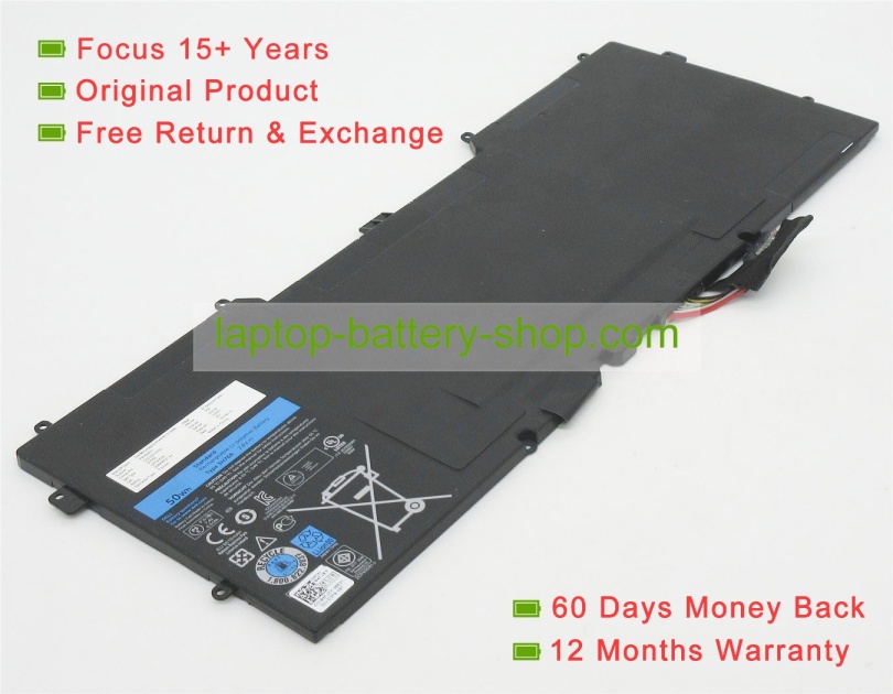 Dell 0489XN, 0WV7G0 7.4V 6550mAh replacement batteries - Click Image to Close