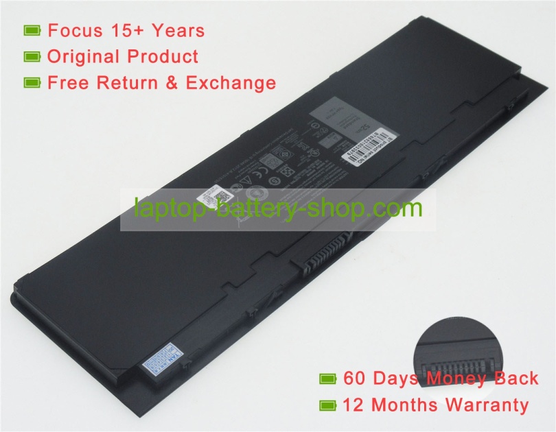 Dell VFV59, F3G33 7.4V or 7.6V 6700mAh replacement batteries - Click Image to Close