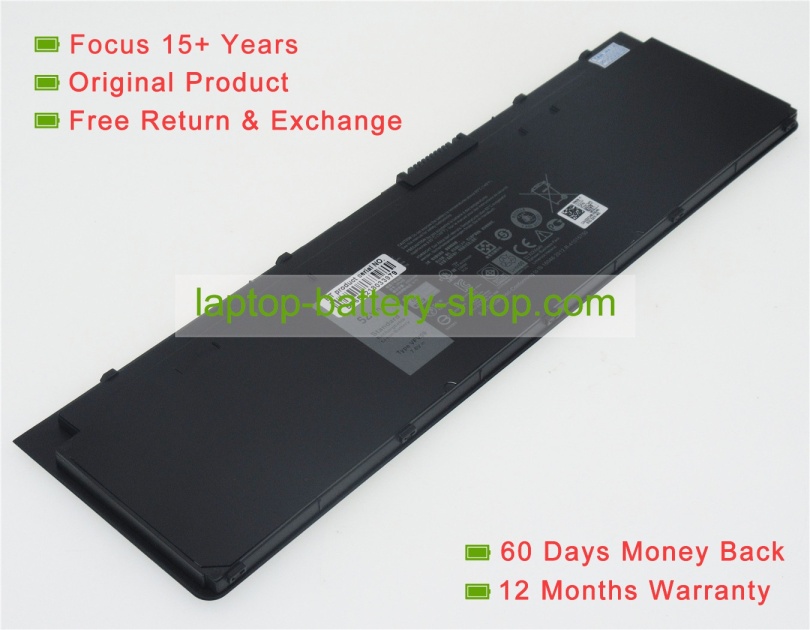 Dell VFV59, F3G33 7.4V or 7.6V 6700mAh replacement batteries - Click Image to Close