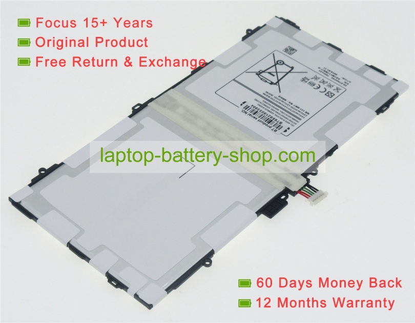 Samsung EB-BT800FBE, EB-BT800FBU 3.8V 7900mAh replacement batteries - Click Image to Close