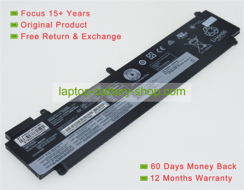 Lenovo 00HW022, SB10F46460 11.25V or 11.4V 2090mAh replacement batteries - Click Image to Close