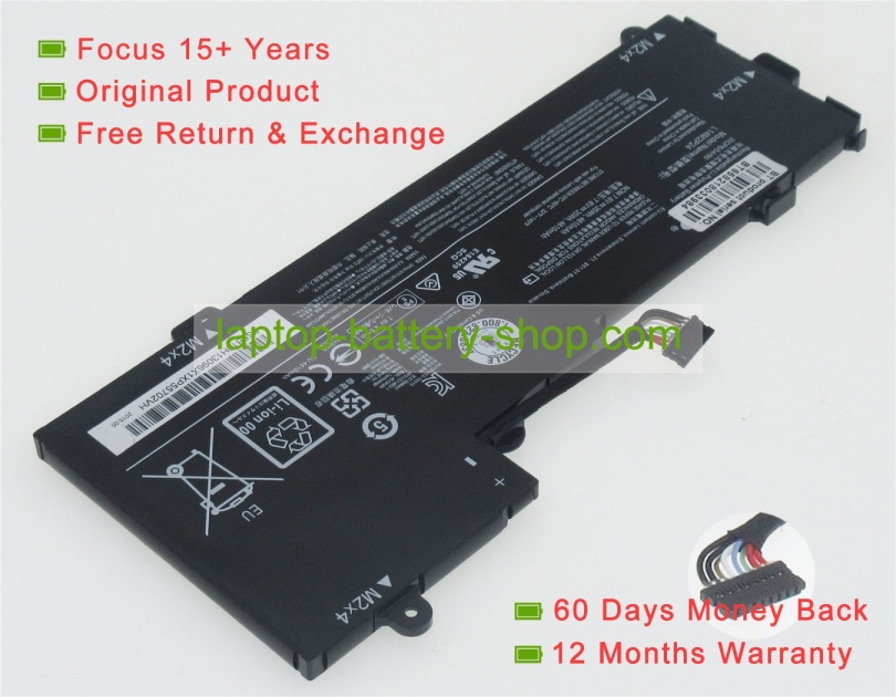 Lenovo L14L2P22, L14M2P24 7.6V 4610mAh replacement batteries - Click Image to Close