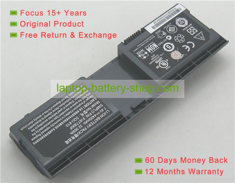 Fujitsu SQU-810, 916T7900F 7.4V 4400mAh replacement batteries - Click Image to Close
