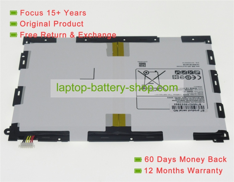 Samsung EB-BT550ABE, EB-BT550ABA 3.8V 6000mAh replacement batteries - Click Image to Close