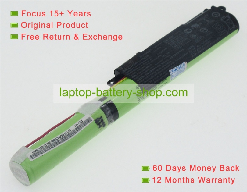 Asus A31N1519, A31N1519-2 11.25V 2900mAh replacement batteries - Click Image to Close