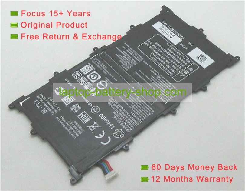 Lg BL-T13 3.8V 8000mAh replacement batteries - Click Image to Close