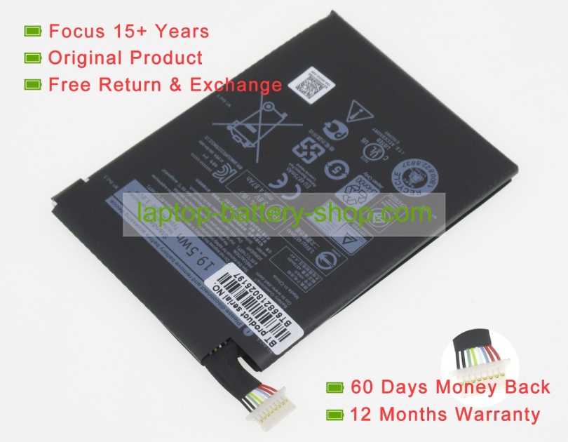 Dell WXR8J, HH8J0 3.8V 4875mAh original batteries - Click Image to Close