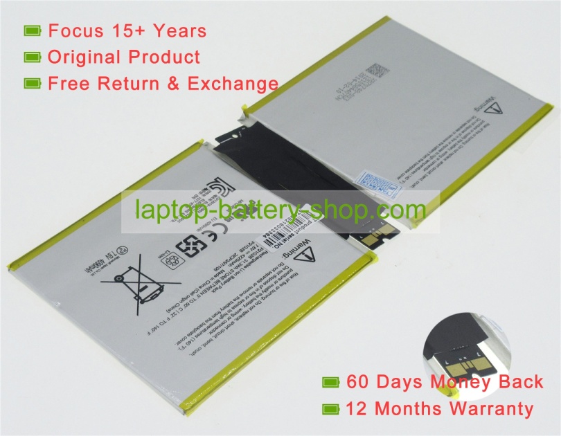 Microsoft P21G2B, MH29581 7.6V 4220mAh replacement batteries - Click Image to Close
