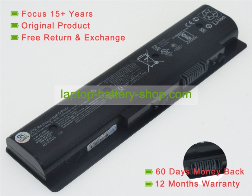 Hp 804073-851, 807231-001 11.1V 5100mAh replacement batteries - Click Image to Close