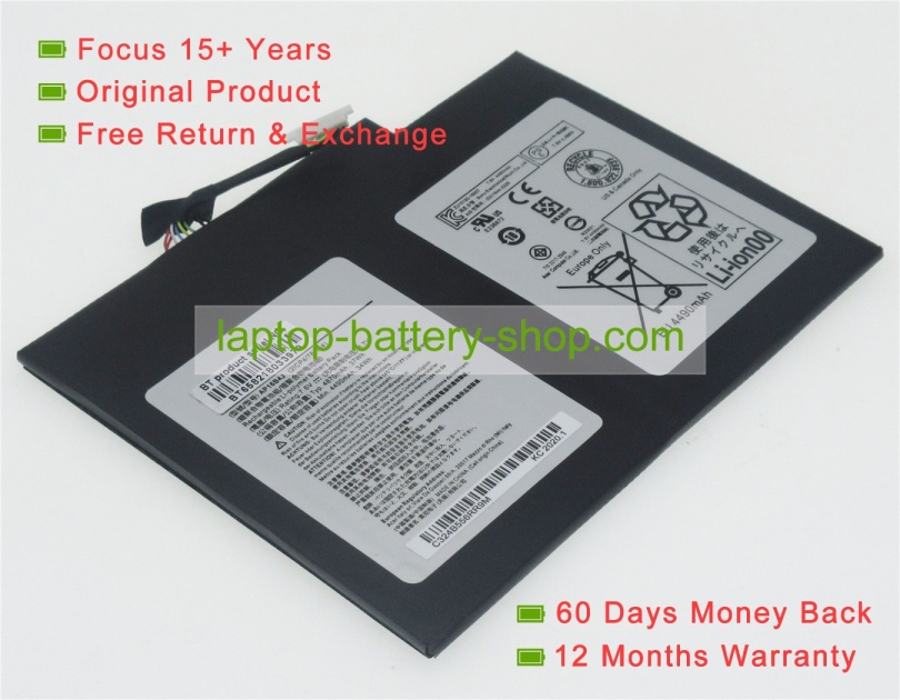 Acer AP16B4J, KT.00204.003 7.6V 4870mAh replacement batteries - Click Image to Close