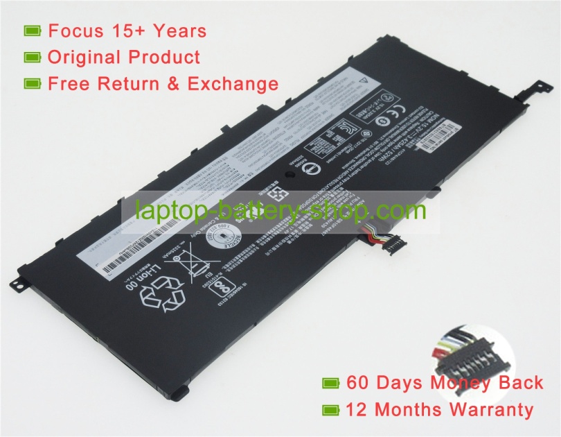 Lenovo 00HW028, 00HW029 15.2V 3440mAh replacement batteries - Click Image to Close