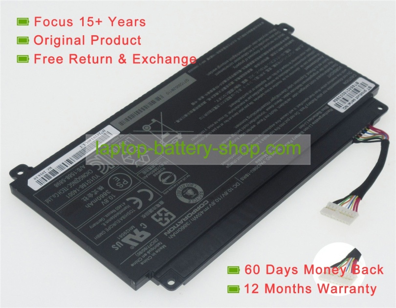 Toshiba PA5208U-1BRS, CB35-C3300 10.8V 3860mAh replacement batteries - Click Image to Close