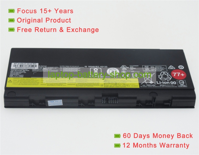 Lenovo 00NY491, SB10H45077 11.25V 8000mAh replacement batteries - Click Image to Close