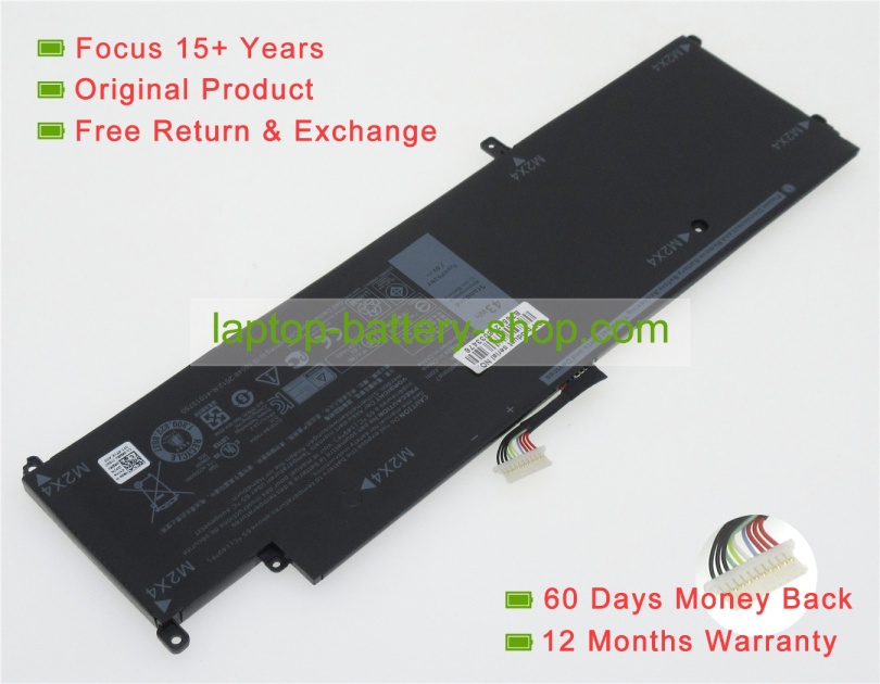 Dell P63NY, N3KPR 7.6V 5831mAh replacement batteries - Click Image to Close