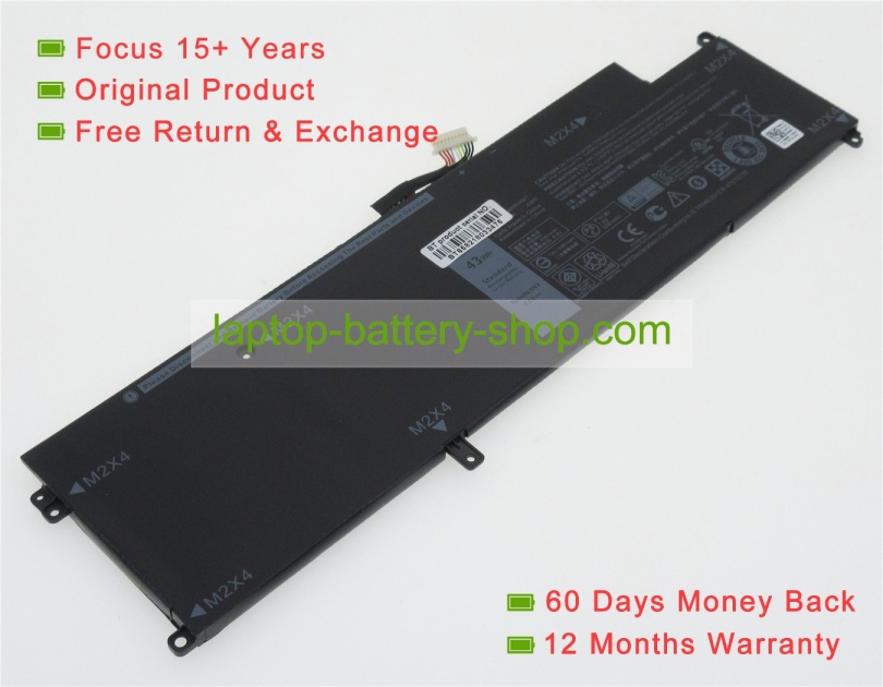 Dell P63NY, N3KPR 7.6V 5831mAh replacement batteries - Click Image to Close