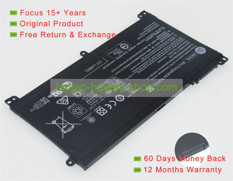 Hp BI03XL, 844203-855 11.55V 3470mAh replacement batteries - Click Image to Close