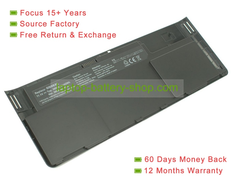 Hp 698943-001, H6L25UT 11.1V 3800mAh replacement batteries - Click Image to Close