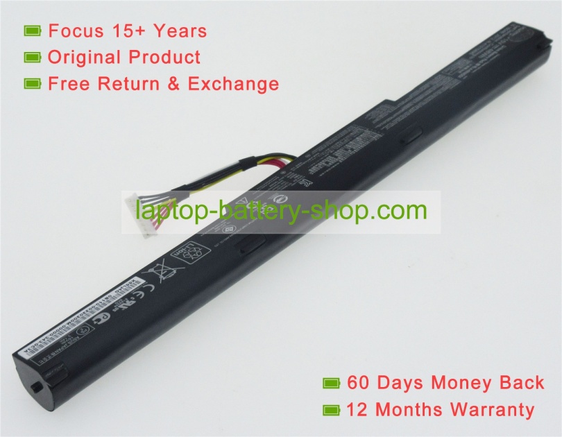 Asus A41N1501, A41Lk9H 15V 3200mAh replacement batteries - Click Image to Close