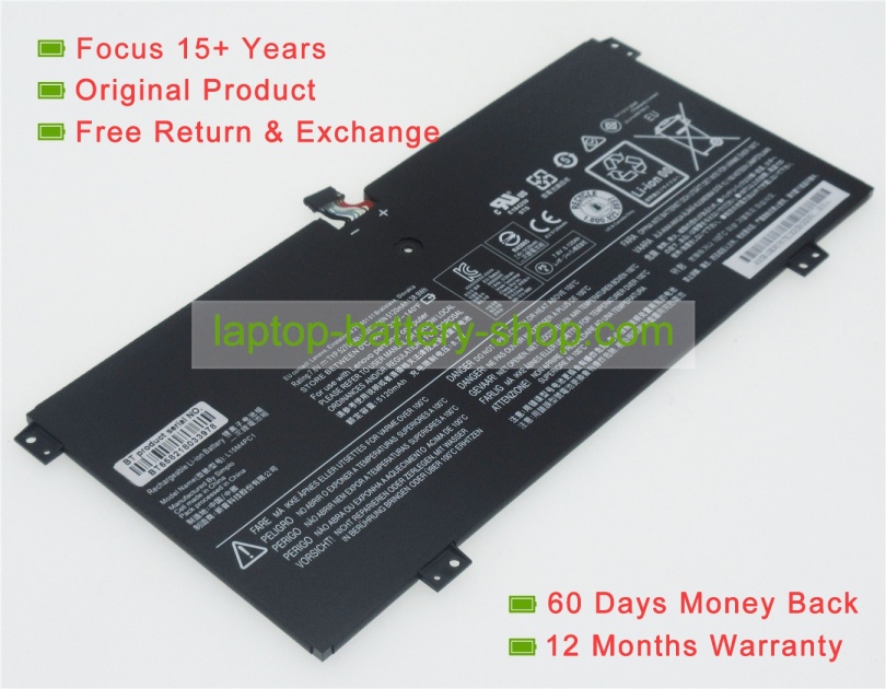 Lenovo L15L4PC1, L15M4PC1 7.6V 5264mAh replacement batteries - Click Image to Close