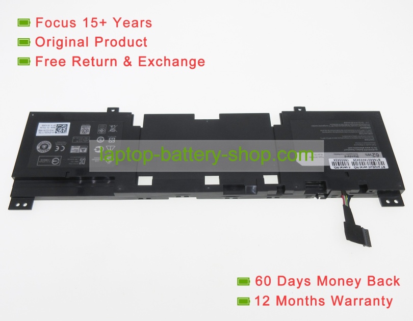 Dell N1WM4, 2VMGK 15.2V 4130mAh replacement batteries - Click Image to Close