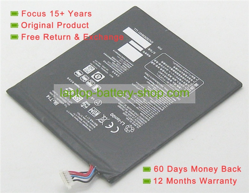 Lg BL-T14, EAC62638401 3.7V 4200mAh replacement batteries - Click Image to Close