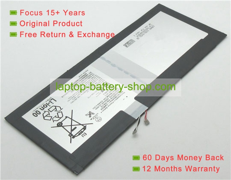 Sony LIS2210ERPX, 1291-0052 3.8V 6000mAh replacement batteries - Click Image to Close