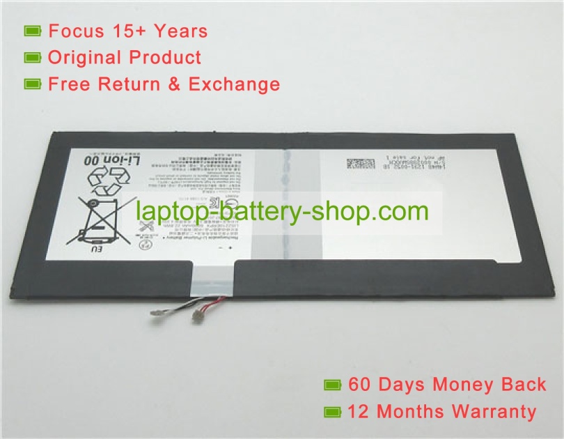Sony LIS2210ERPX, 1291-0052 3.8V 6000mAh replacement batteries - Click Image to Close