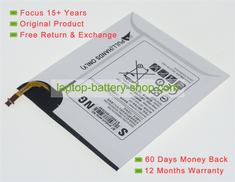 Samsung EB-BT561ABE 3.8V 5000mAh replacement batteries - Click Image to Close