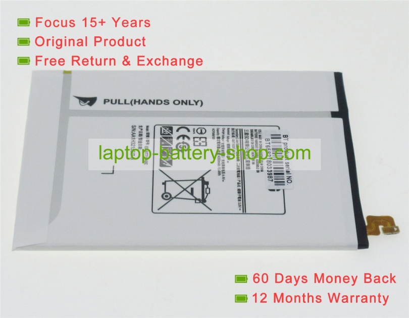 Samsung EB-BT710ABE, EB-BT710ABA 3.85V 4000mAh replacement batteries - Click Image to Close