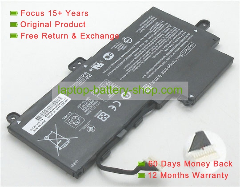 Hp 844200-850, NU02XL 7.7V 4350mAh replacement batteries - Click Image to Close