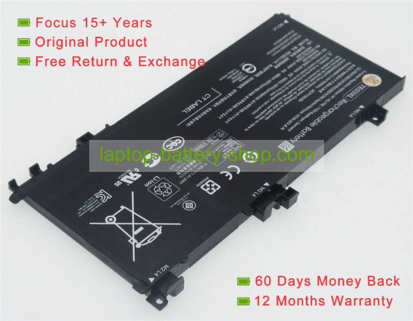 Hp TE03XL, HSTNN-UB7A 11.55V 5150mAh replacement batteries - Click Image to Close