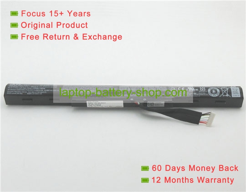 Acer AS16A8K, 4INR19/66-1 14.6V 2800mAh replacement batteries - Click Image to Close