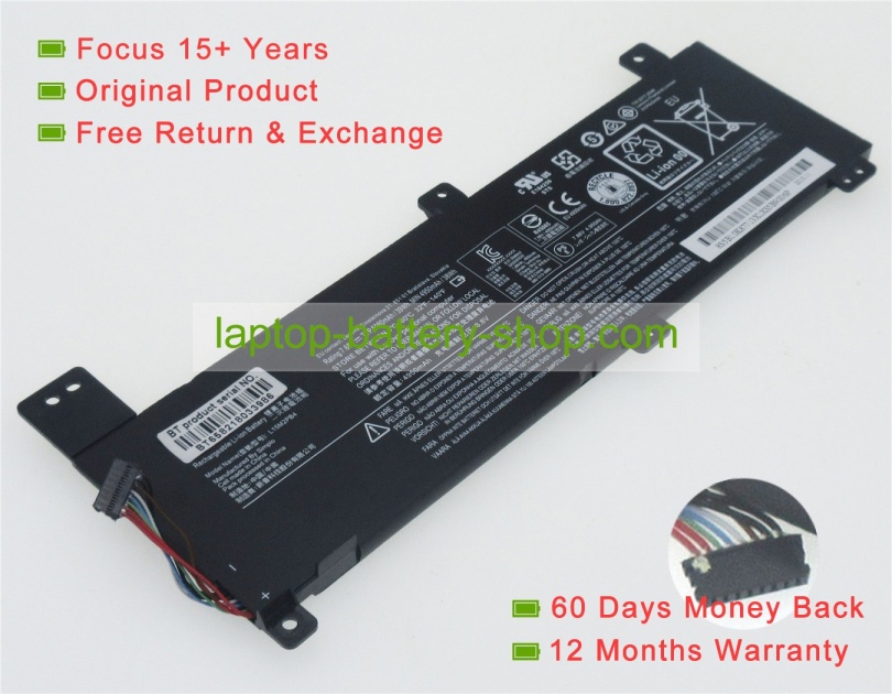Lenovo L15M2PB4, L15C2PB6 7.68V 5080mAh replacement batteries - Click Image to Close