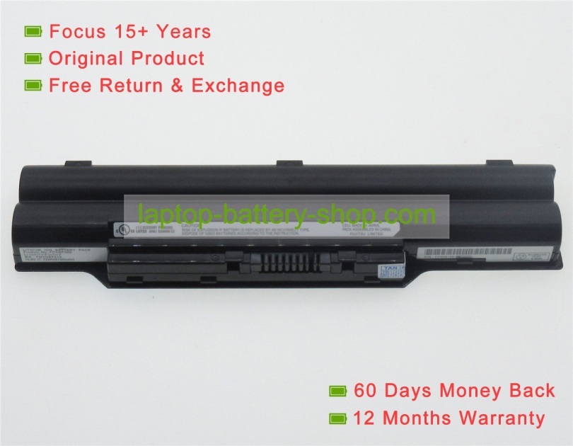 Fujitsu FPCBP145, FMVNBP146 10.8V 6700mAh replacement batteries - Click Image to Close