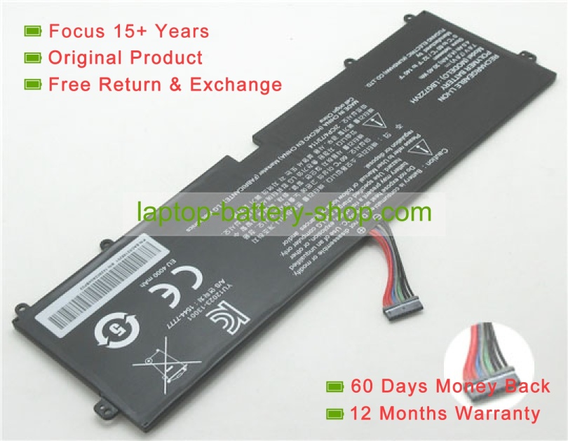 Lg LBG722VH 7.6V 4000mAh replacement batteries - Click Image to Close