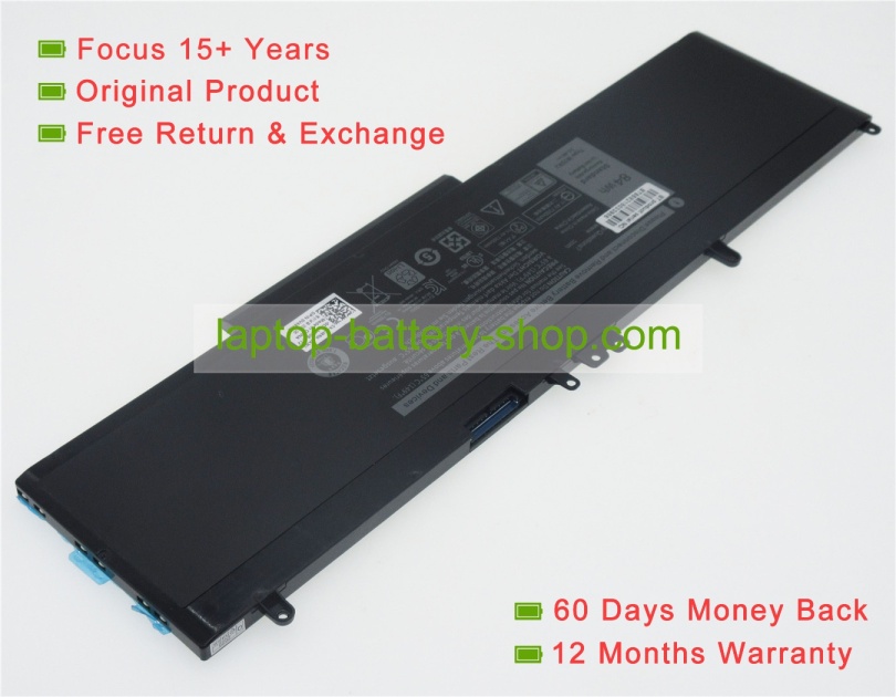 Dell 4F5YV, P48F 11.4V 7260mAh original batteries - Click Image to Close