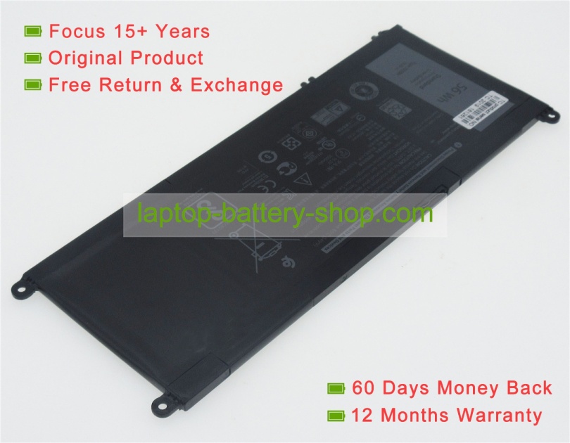 Dell 33YDH, P89G 15.2V 3500mAh original batteries - Click Image to Close