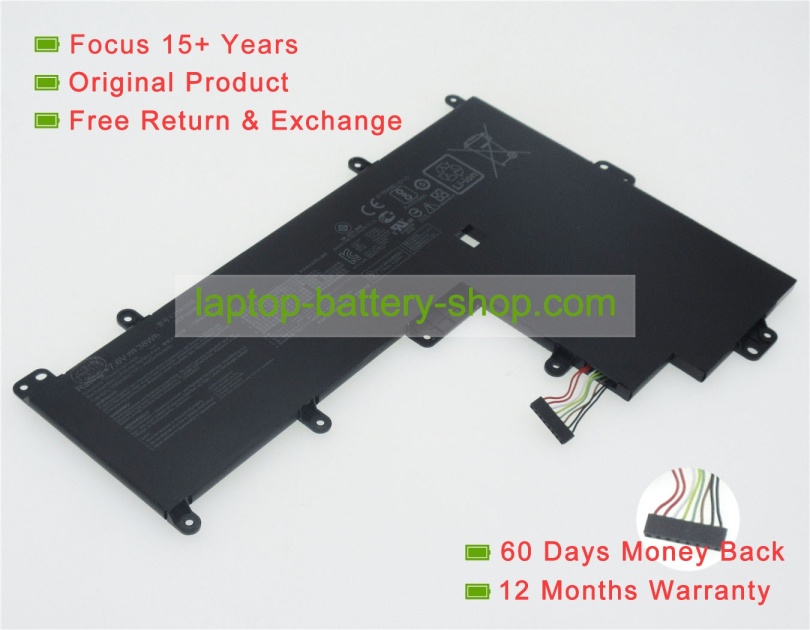 Asus C21N1530, 0B200-01990000 7.6V 5000mAh replacement batteries - Click Image to Close